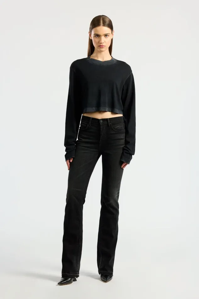 Women Tokyo Crop Shirt Vintage Black COTTON CITIZEN Shirts Women Tokyo Crop Shirt Vintage Black COTTON CITIZEN Shirts