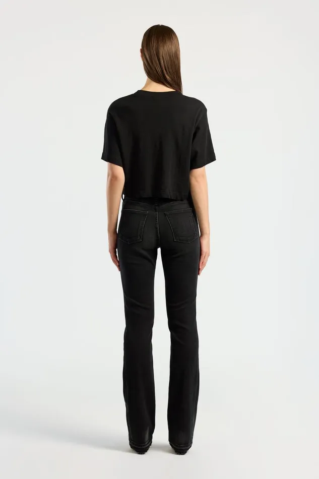 Women Tokyo Crop Tee Jet Black COTTON CITIZEN Tees