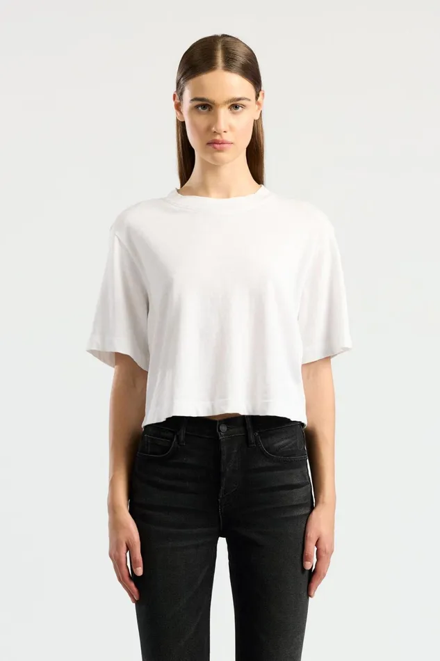 Women Tokyo Crop Tee White COTTON CITIZEN Tees