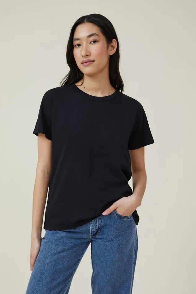 Women Tops Cotton On The Classic Organic Tee Black