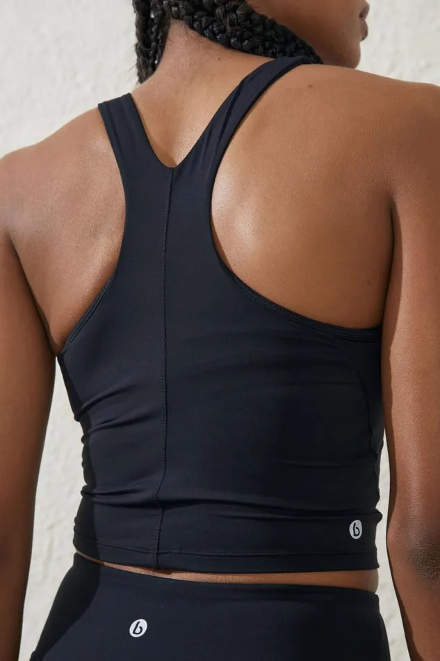 Women Tops Cotton On Ultra Luxe Active Tank Black