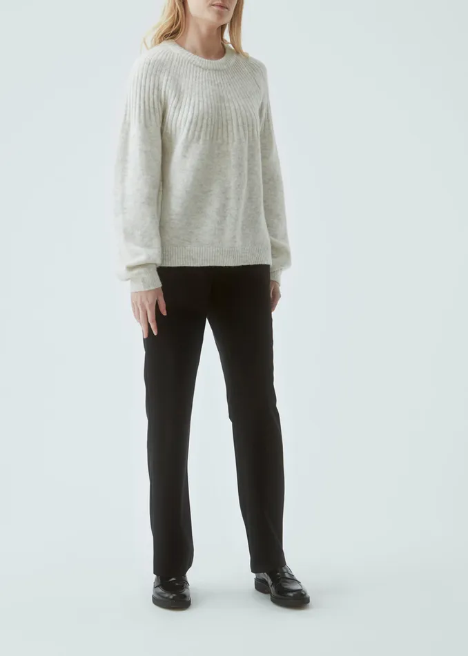 Women Truce Oneck Off White Modstrm Blouses and Knitwear Women Truce Oneck Off White Modstrm Blouses and Knitwear