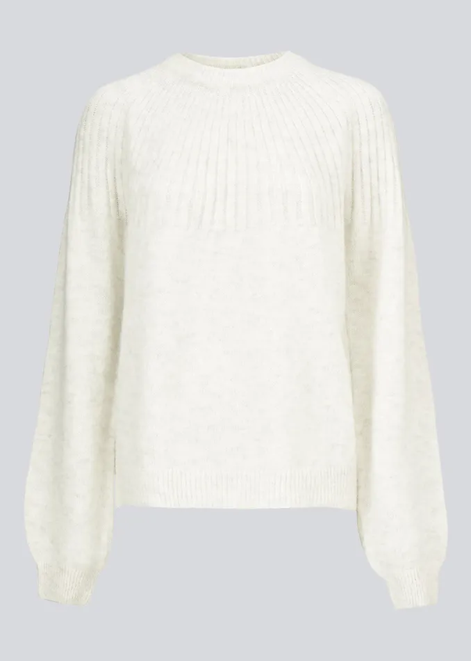 Women Truce Oneck Off White Modstrm Blouses and Knitwear Women Truce Oneck Off White Modstrm Blouses and Knitwear
