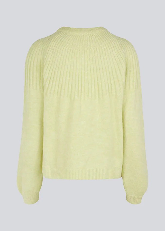 Women Truce Oneck Yellow Pear Modstrm Blouses and Knitwear