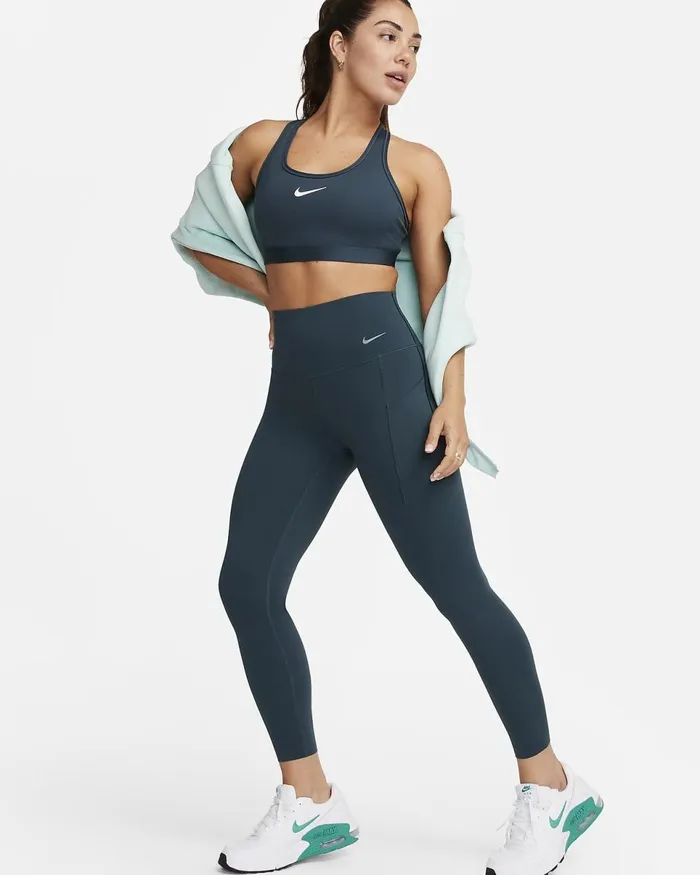 Women Universa Deep Jungleblack Nike Leggings
