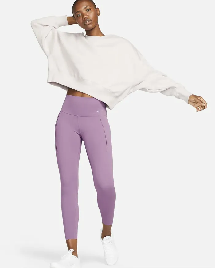 Women Universa Violet Dustblack Nike Matching Sets