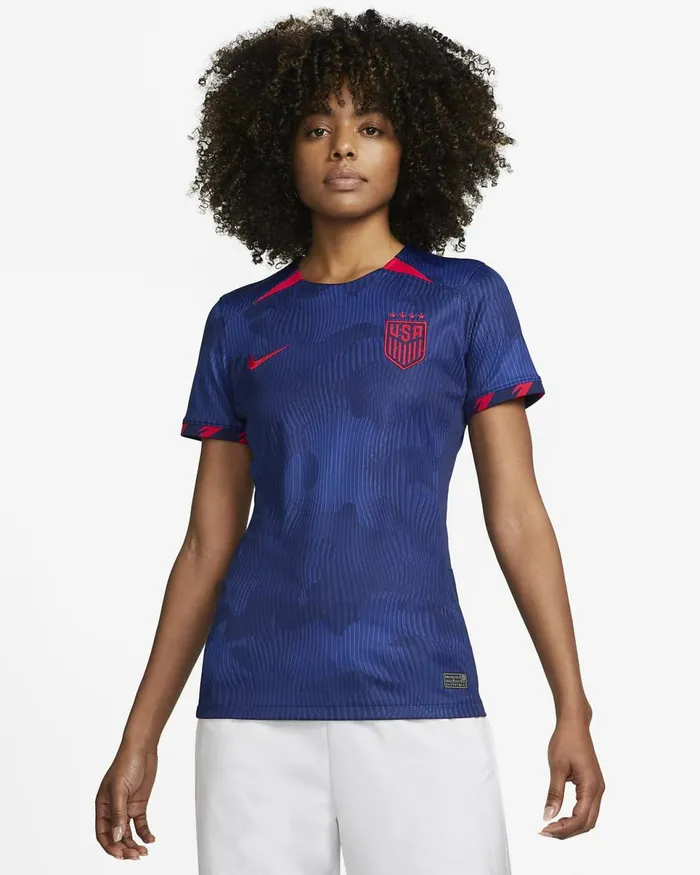 Women Uswnt 4Star 2023 Stadium Away Royalloyal Bluespeed Redspeed Red Nike Tops And TShirts Women Uswnt 4Star 2023 Stadium Away Royalloyal Bluespeed Redspeed Red Nike Tops And TShirts