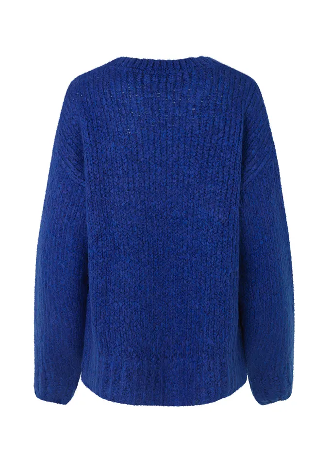 Women Valentia Oneck Electric Blue Modstrm Blouses and Knitwear Women Valentia Oneck Electric Blue Modstrm Blouses and Knitwear