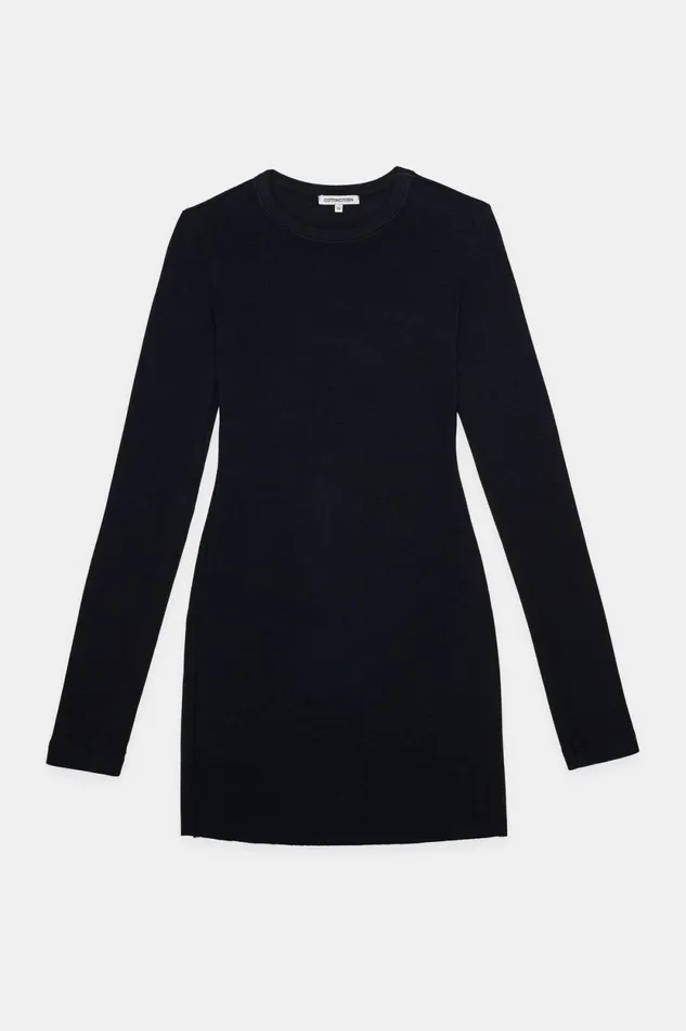 Women Verona Crew Mini Dress Jet Black COTTON CITIZEN Dresses