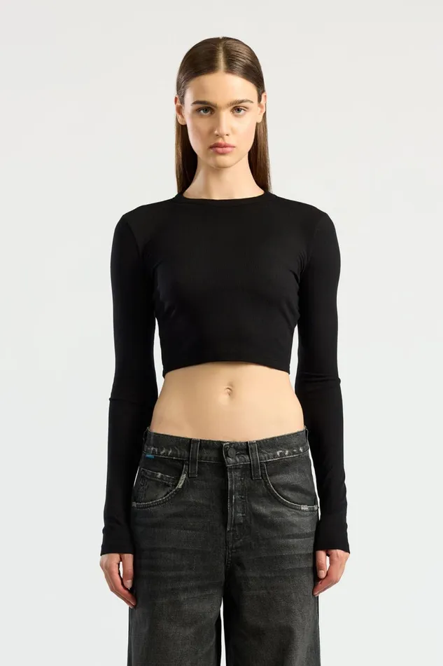 Women Verona Crop Shirt Jet Black COTTON CITIZEN Shirts