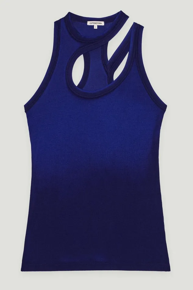 Women Verona Cut Out Tank Royal Blue Cast COTTON CITIZEN Tanks