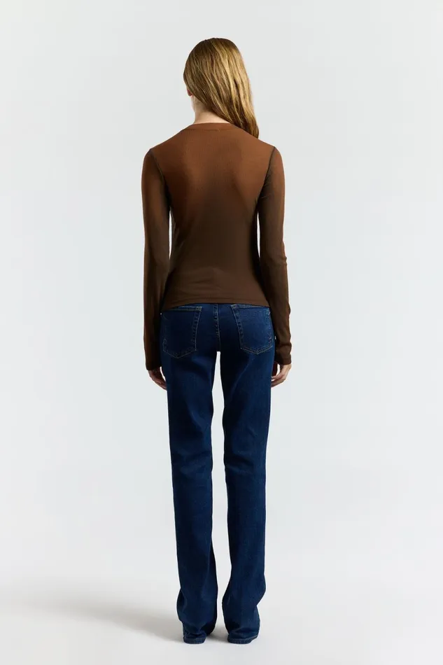 Women Verona Henley Chestnut Cast COTTON CITIZEN Shirts
