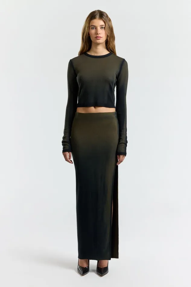 Women Verona Maxi Skirt Carbon Cast COTTON CITIZEN Skirts
