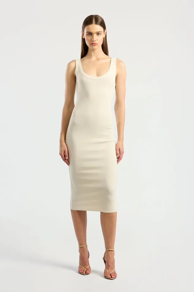 Women Verona Midi Dress Bone COTTON CITIZEN Dresses