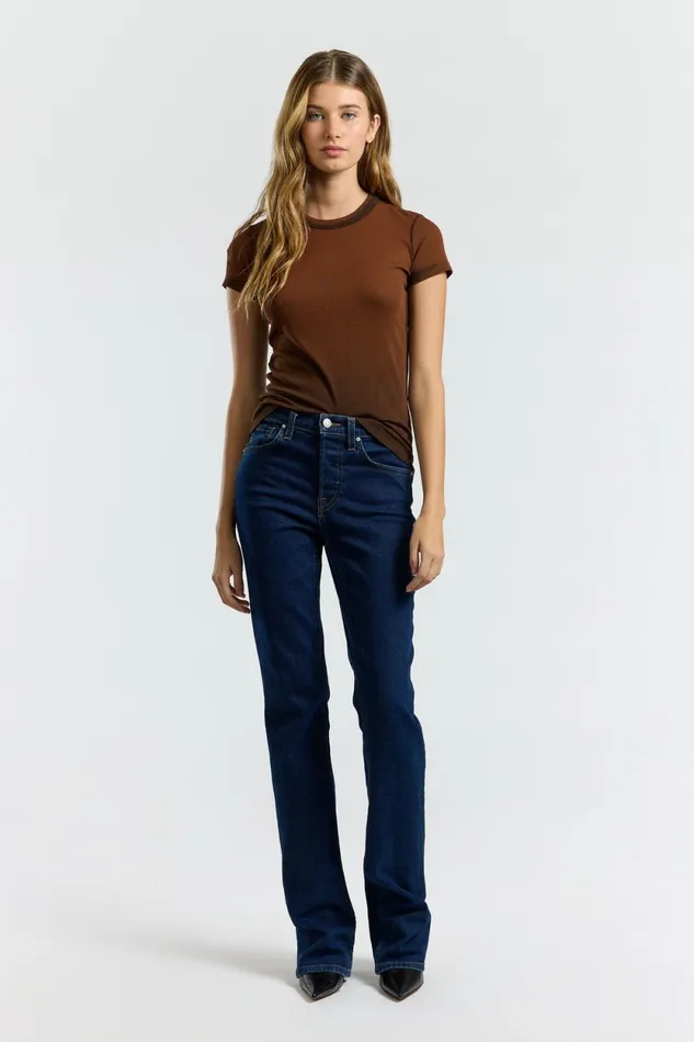 Women Verona Tee Chestnut Cast COTTON CITIZEN Tees Women Verona Tee Chestnut Cast COTTON CITIZEN Tees