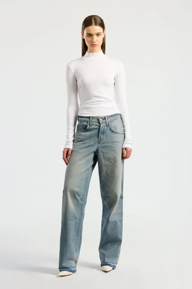 Women Verona Turtleneck White COTTON CITIZEN Shirts Women Verona Turtleneck White COTTON CITIZEN Shirts