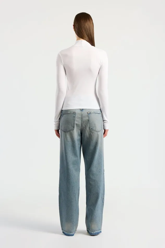Women Verona Turtleneck White COTTON CITIZEN Shirts Women Verona Turtleneck White COTTON CITIZEN Shirts