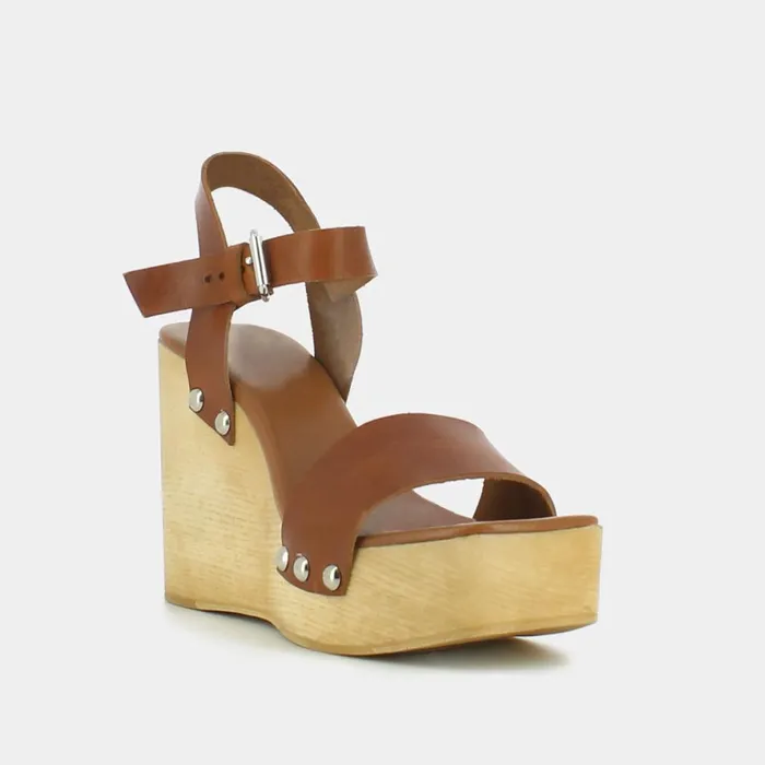 Women Wedges Espadrilles Jonak Sandals With Wedge Heels And Silver Details