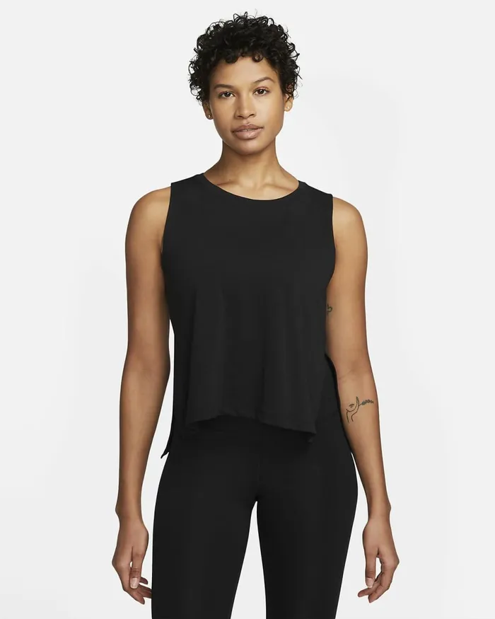 Women Yoga DriFit Black Nike Tops And TShirts