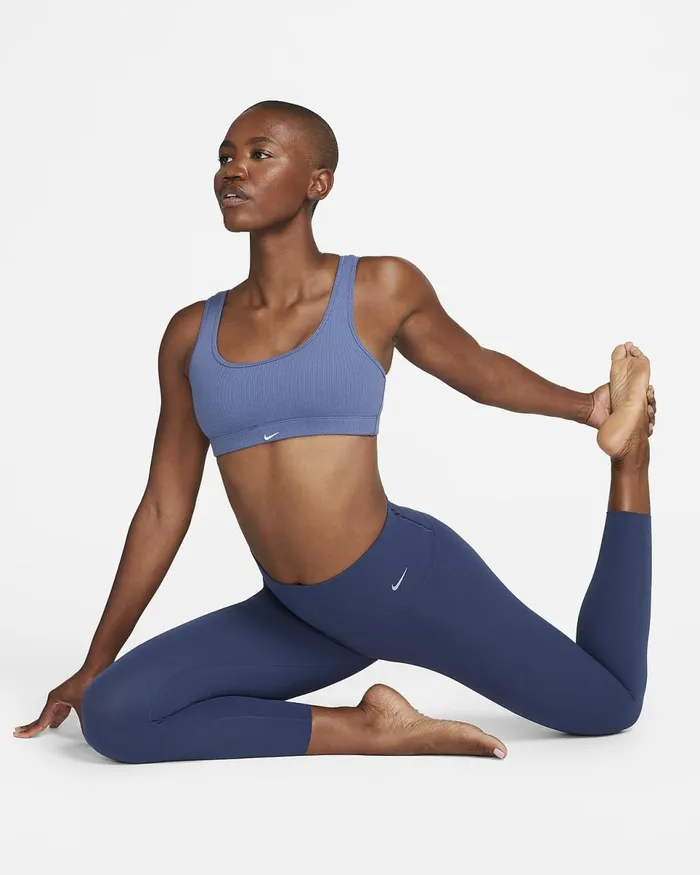 Women Zenvy Midnight Navyblack Nike Leggings