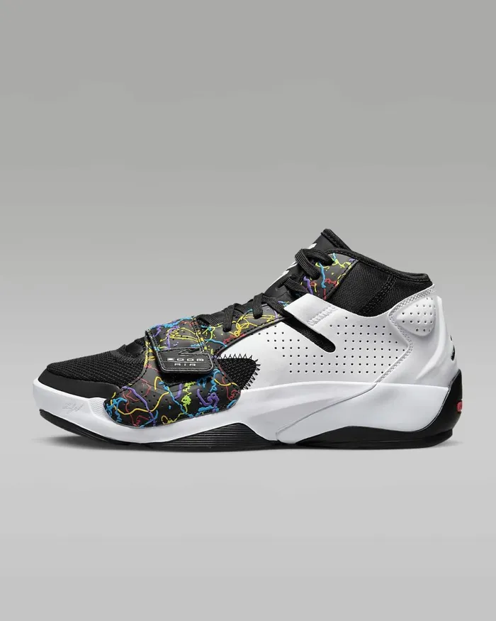 Women Zion 2 034Noah034 Blackgreen Strikebright Crimsonwhite Nike Jordan