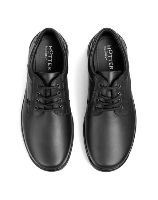 Work Shoes Mens Hotter Burton II Shoes Black
