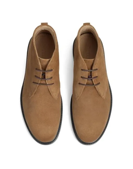 Work Shoes Mens Hotter Huxley Boots Tan